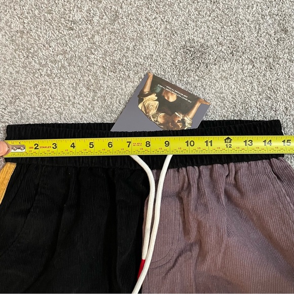 New Coursemys Aelfric Eden Men's L 90s Patchwork Multicolor Corduroy Cargo Pants - Picture 8 of 14